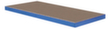Spaanplaat legbord voor magazijnstelling, breedte x diepte 890 x 490 mm