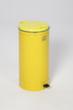 Afvalverzamelaar Euro-Pedal voor zakken van 70 liter, 70 l, RAL1023 verkeersgeel, deksel geel