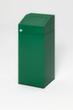 Afvalverzamelaar inclusief sticker, 45 l, RAL6001 smaragdgroen, deksel groen  S