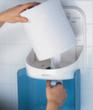 Tork Handdoekrollendispenser, polycarbonaat, blauw/wit  S