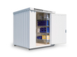 Säbu Geïsoleerde materiaalcontainer FLADAFI® IC 1200 met voorgemonteerde vloer