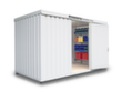 Säbu Geïsoleerde materiaalcontainer FLADAFI® IC 1400 met voorgemonteerde vloer