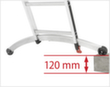Hymer Multifunctionele ladder met Smart-Base®-ligger, 3 x 10 sporten met antislipprofiel  S