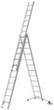 Hymer Multifunctionele ladder met Smart-Base®-ligger, 3 x 12 sporten met antislipprofiel  S