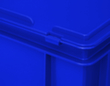 Euronorm-koffer, blauw, HxLxB 185x400x300 mm Missing translation S