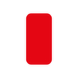 EICHNER Symboolsticker, rechthoek, rood