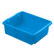 Lichtgewicht roterende stapelcontainer, blauw, inhoud 17 l