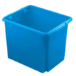 Lichtgewicht roterende stapelcontainer, blauw, inhoud 45 l