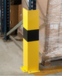 Aanrijdbeveiliging in geel/zwart voor hoeken en palen, hoogte 800 mm  S