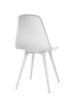 Topstar Bezoekersstoel T2020 met zitschaal van kunststof, zitting wit, 4-voetonderstel  S