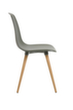Topstar Bezoekersstoel T2020 met zitschaal van kunststof, zitting grijs, 4-voetonderstel  S