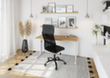 Smal bureau Mini-Office O-Serie met C-voetonderstel  S