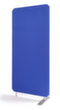 Geluidsabsorberende scheidingswand, hoogte x breedte 1800 x 1000 mm, wand blauw