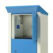 Thurmetall E-bike laadstation, uitvoering D, A, NL, RAL 5012 lichtblauw/RAL 5012 lichtblauw  S