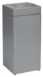 Zelfblussende container van recyclebaar materiaal probbax®, 40 l, grijs, bovendeel grijs