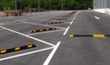 Moravia Parkeerplaatsbegrenzing Park-AID®, breedte 900 mm, zwart/geel  S