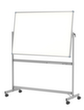 MAUL Verrijdbaar draaibaar whiteboard MAULpro, hoogte x breedte 1950 x 2250 mm  S