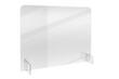 Legamaster tafelscheidingswand BASIC van acrylglas, hoogte x breedte 700 x 850 mm