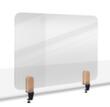 Legamaster tafelscheidingswand ELEMENTS van acrylglas, hoogte x breedte 600 x 800 mm