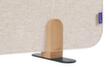 Legamaster Geluidabsorberende tafelscheidingswand ELEMENTS, hoogte x breedte 600 x 1600 mm, wand beige  S