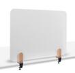 Legamaster geëmailleerde tafelscheidingswand ELEMENTS, hoogte x breedte 600 x 800 mm, wand wit