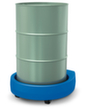 vatenroller van PE, voor 1 x 200 liter stalen vat of 1 x 220 liter kunststof vat  S
