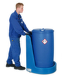 vatenroller van PE, voor 1 x 200 liter stalen vat of 1 x 220 liter kunststof vat  S