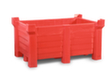 Het stapelen van containers, rood, inhoud 300 l