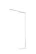 Hansa LED-stalamp voor werkplek Beryll, licht neutraalwit, wit/zilver