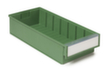 Treston Milieuvriendelijke stellingbak BiOX, groen, HxLxB 82x400x186 mm
