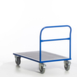 Rollcart Duwstang wagen met anti-slip laadruimte, draagvermogen 1200 kg, laadvlak lengte x breedte 1000 x 700 mm  S