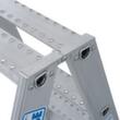 Krause dubbele ladder STABILO® Professional, 2 x 10 treden met R13-laag  S