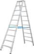 Krause dubbele ladder STABILO® Professional, 2 x 10 treden met R13-laag  S