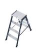 Krause Geëloxeerde dubbele ladder MONTO® SePro D®, 2 x 4 treden met antislipprofiel