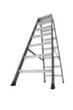 Krause Geëloxeerde dubbele ladder MONTO® SePro D®, 2 x 7 treden met antislipprofiel  S