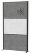 MAUL Scheidingswand-bord MAULconnecto, hoogte x breedte 1800 x 1000 mm, wand donkergrijs/lichtgrijs