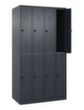 C+P Dubbeldekse locker Classic Plus, vakbreedte 250 mm  S