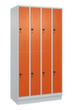 C+P Dubbeldekse locker Classic Plus, vakbreedte 250 mm