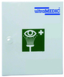 ultraMEDIC Oogbescherming wandkast ultraAQUA-SAFE, oogspoelflessen, oogklep, kompressen, wegwerphandschoenen, vliesdoeken  S