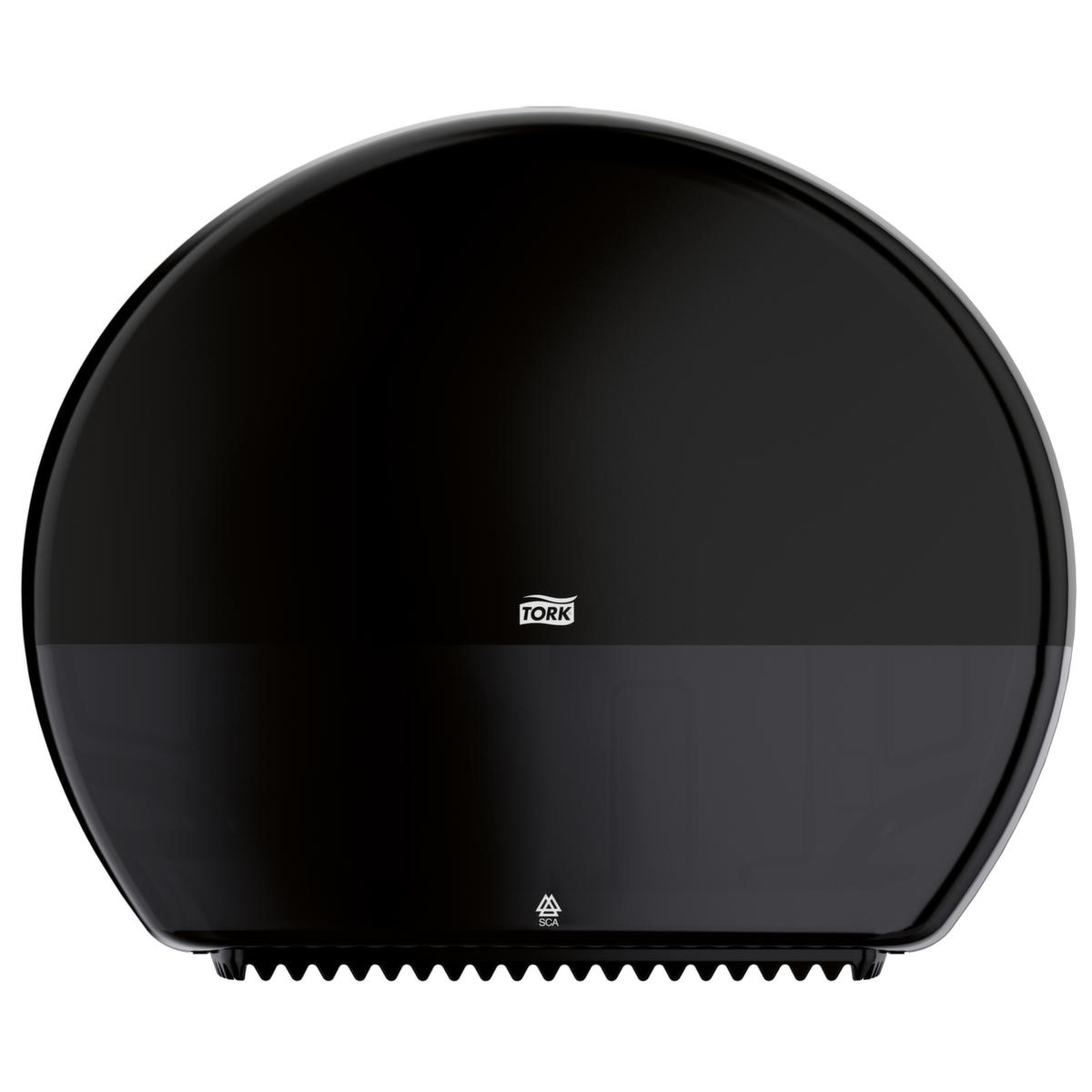 Tork Dispenser voor grote wc-rollen, kunststof, zwart  ZOOM
