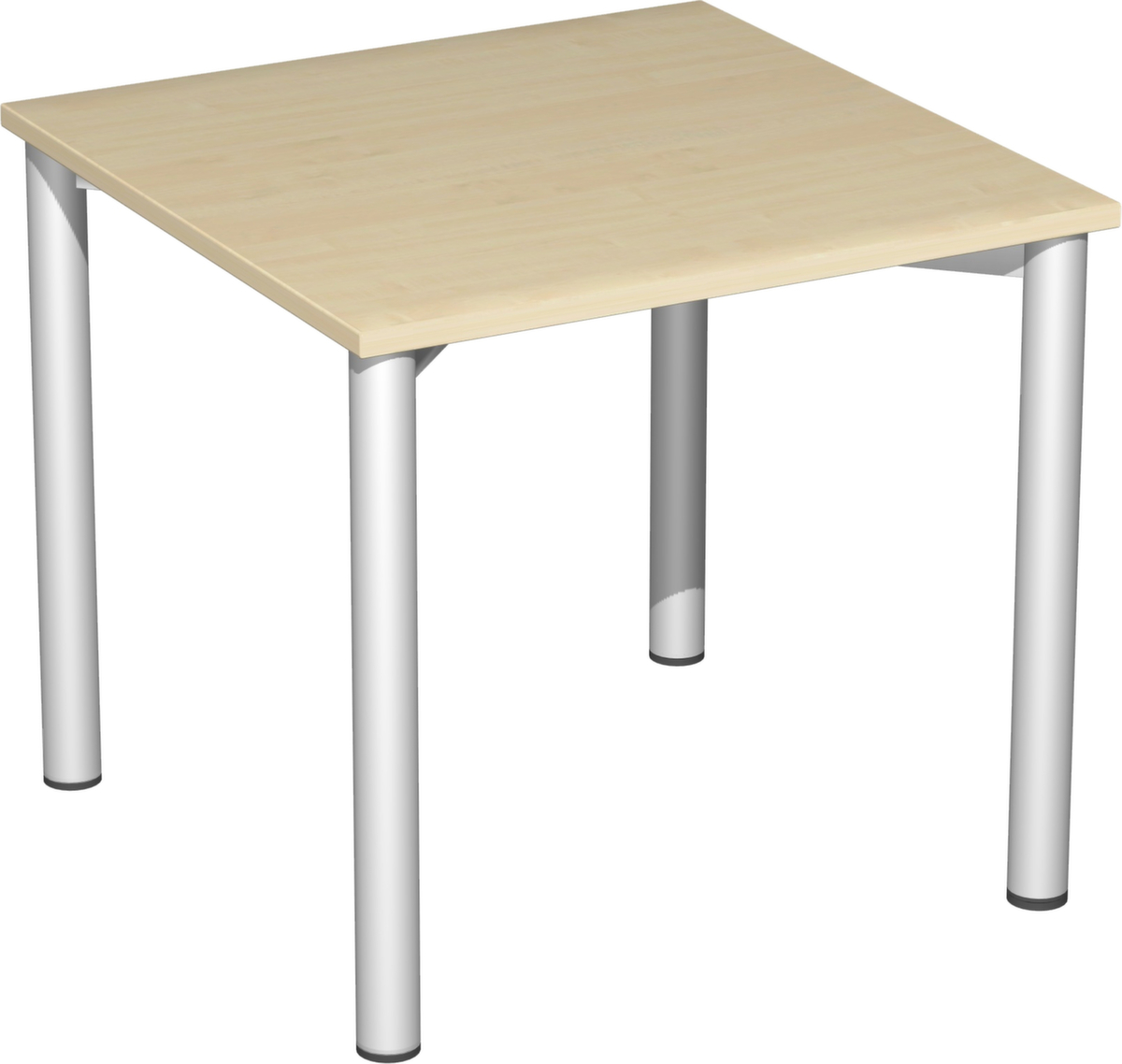 Multifunctionele tafel, breedte x diepte 800 x 800 mm, plaat esdoorn  ZOOM