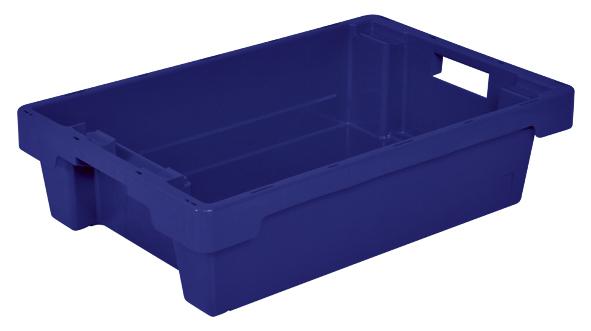 Euronorm roterende stapelcontainers, blauw, inhoud 25 l  ZOOM