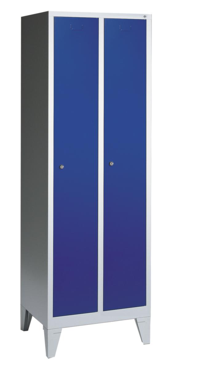 C+P Garderobe Classic met 2 compartimenten en gladde deuren, vakbreedte 400 mm  ZOOM