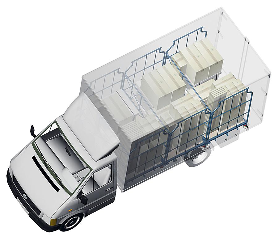 VARIOfit Universele transportkist Corlette speciaal voor vrachtwagens  ZOOM