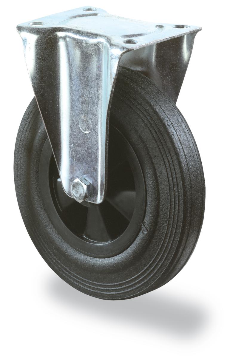 BS-ROLLEN Massief rubberen wiel, draagvermogen 100 kg, massief rubber banden  ZOOM