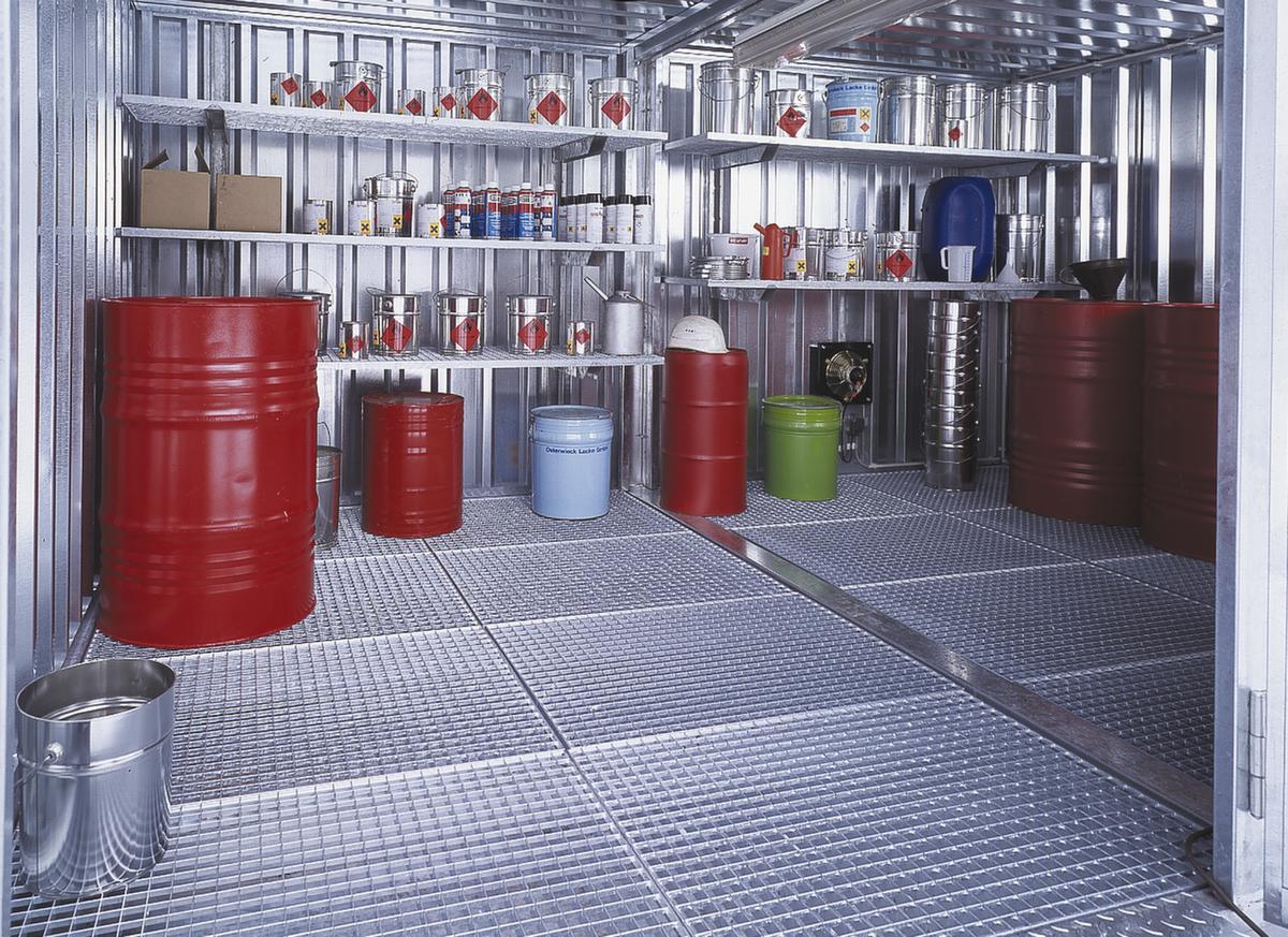 Lacont Container voor gevaarlijke stoffen voorgemonteerd, opslag passief, breedte x diepte 5075 2075 mm  ZOOM
