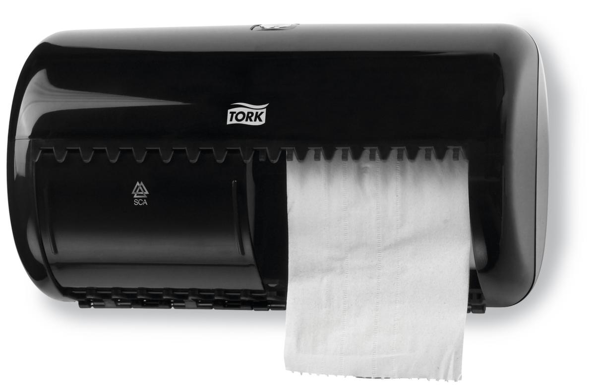 Tork Toiletpapierautomaat, kunststof, zwart  ZOOM