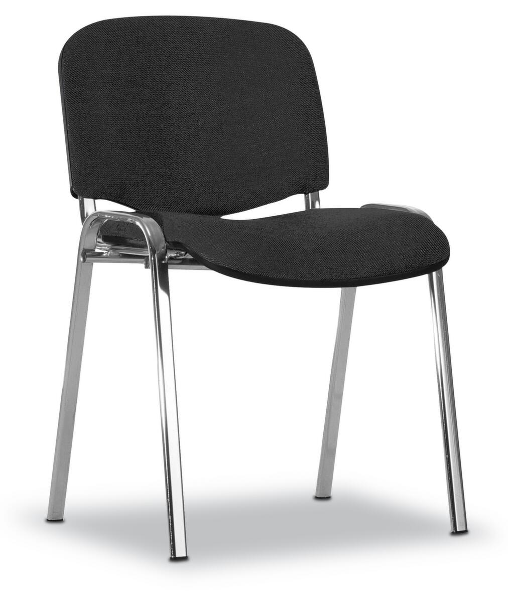Nowy Styl 12-hoog stapelbare bezoekersstoel ISO met bekleding  ZOOM