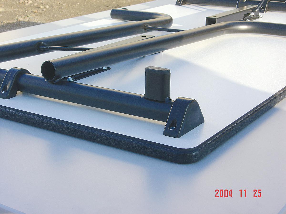 Combineerbare klaptafel, breedte x diepte 1400 x 700 mm, plaat kersenboom  ZOOM