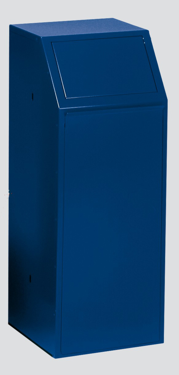 VAR Afvalverzamelaar P 80, 68 l, RAL5010 gentiaanblauw, deksel RAL5010 gentiaanblauw  ZOOM